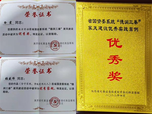 水環(huán)境公司職工榮獲省國(guó)資系統(tǒng)“德潤(rùn)三秦”家風(fēng)建設(shè)作品多項(xiàng)榮譽(yù).jpg