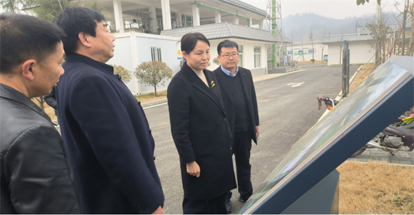 商南縣委副書記、縣長劉華到水環(huán)境公司商南縣污水處理廠調(diào)研.jpg